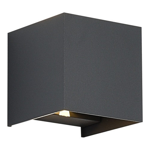 SL9513.701.01 Светильник уличный настенный ST-Luce серый/серый LED 1*10W 2700K BRIK