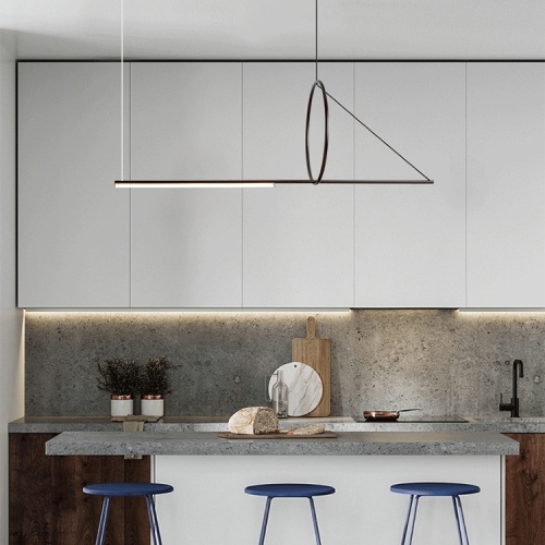 Подвесной Светильник Suspension Cercle Et Trait – Graphite Satine L120 от Imperiumloft 144225-22
