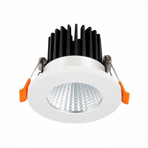 ST704.538.10 Св-к встр. Белый LED 1*10W 3000K 900Lm Ra&gt;90 38° IP20 D80xH60 170-240V Встраиваемые светильники