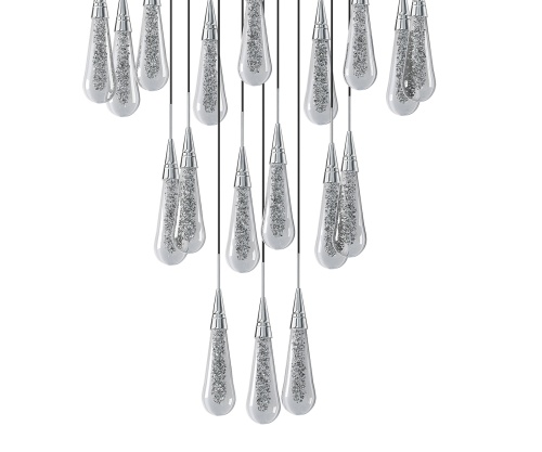 Люстра Kink Light каскадная Гутта хром 07861-18A,02