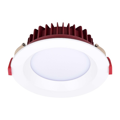 ST752.538.18 Св-к встр. Белый LED 1*18W 3000K 1 440Lm Ra80 100° IP44 D140xH52 100-240VV Встраиваемые светильники
