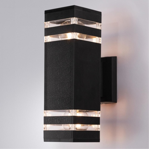 Уличный настенный светильник Arte lamp A4421AL-2BK УЛИЧНЫЙ СВЕТИЛЬНИК