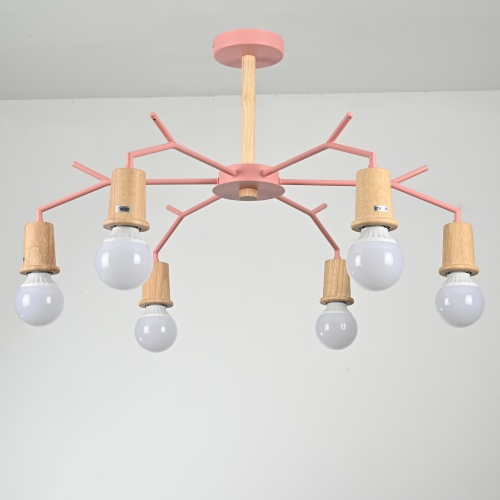 Потолочная люстра LES COLOR D80 Pink 220512-23
