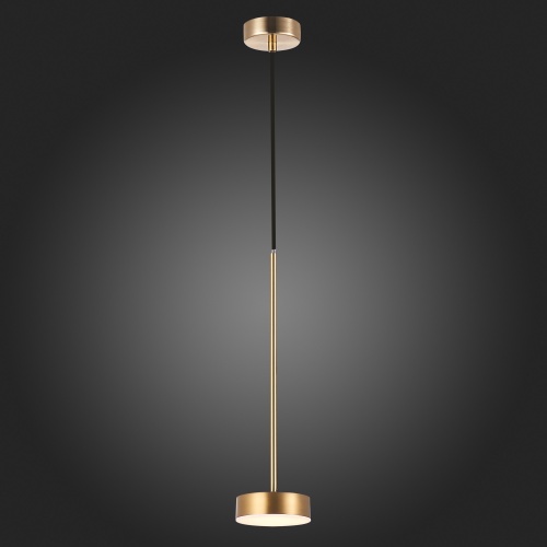 SL6000.303.01 Светильник подвесной ST-Luce Латунь/Латунь LED 1*7W 3000K PANCES