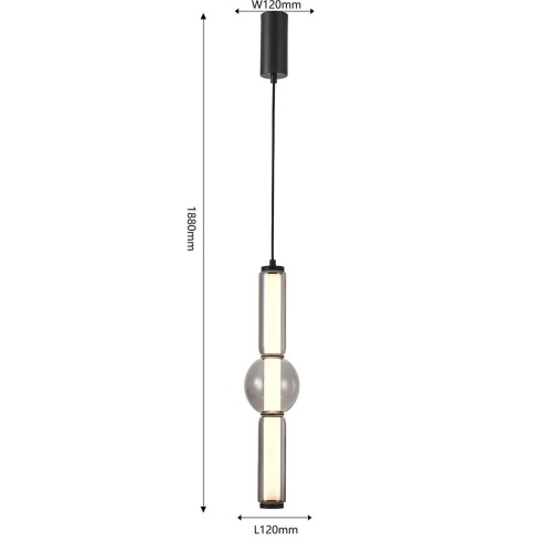 Подвес Favourite 4458-1P, подвес, D120xH690/1080, LEDx23W, 3130LM, 4000K, included