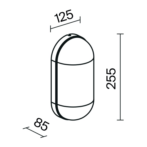 Уличный настенный светильник Outdoor O449WL-01GF