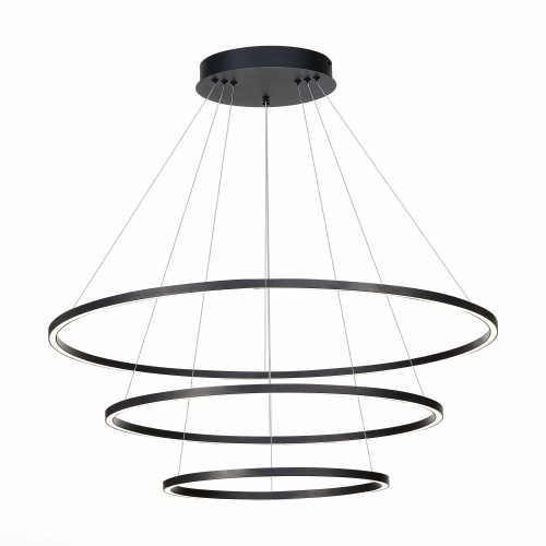 ST605.403.114 Cветильник подвесной SMART ST-Luce Черный/Белый LED 1*114W 2800-6500K AURA