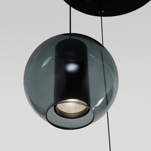  Eurosvet 50258/3 LED/ подвесной светильник/ дымчатый/бирюзовый