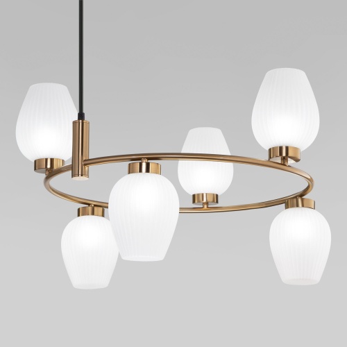 Подвесной светильник Eurosvet 30183/6 латунь Smart