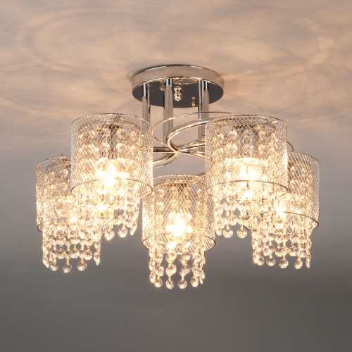 Потолочный светильник хром Eurosvet 30137/5