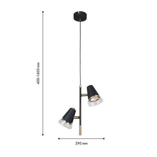 Подвес F-Promo 4618-2P, подвес, D290xH425/1600, 2xGU10x35W, excluded