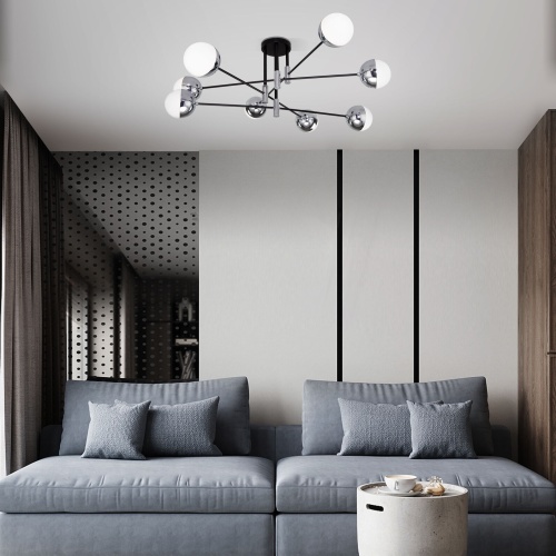 Потолочный светильник Eurosvet 70129/8 хром Smart