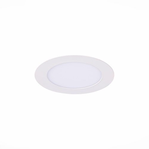 ST210.538.06 Св-к встр. Белый LED 1*6W 3000K 480Lm Ra80 110° IP20 D90xH30 220-240V Встраиваемые светильники