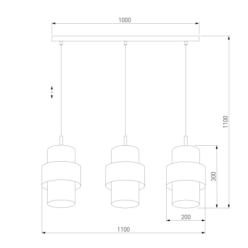 Подвесной светильник TK Lighting 850 Calisto