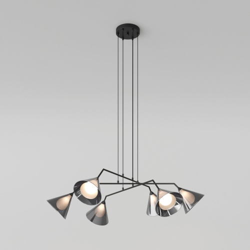 Подвесной светильник Eurosvet 70161/6 черный Smart