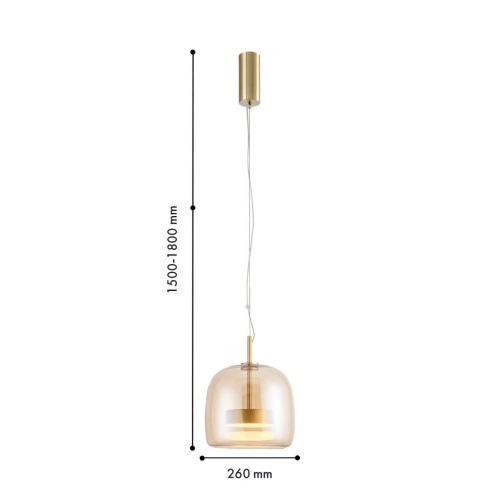 Подвес Favourite 4235-1P, подвес, D260xH460/1800, LEDx12W, 1300LM, 4000K, included