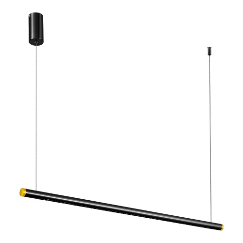 SL6238.413.01 Светильник подвесной ST-Luce черный/черный,латунь LED 1*28W 4000K PARILLA