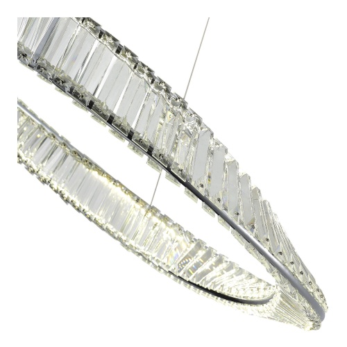 SL6204.111.01 Светильник подвесной ST-Luce Хром/Прозрачный LED 1*45W 4000K РИТОРТО