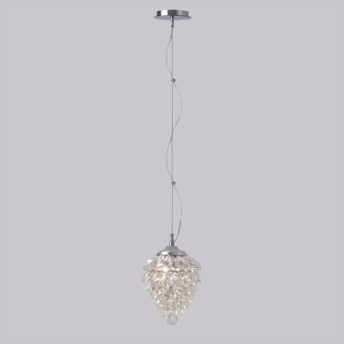 Светильник подвесной Crystal Lux CHARME SP2 CHROME/TRANSPARENT