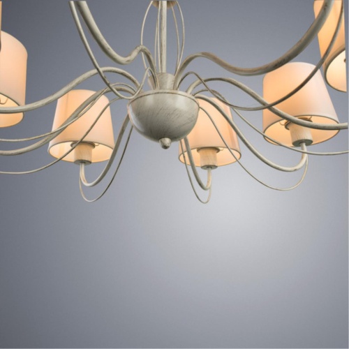 Подвесная люстра Arte lamp A9310LM-8WG СВЕТИЛЬНИК ПОДВЕСНОЙ
