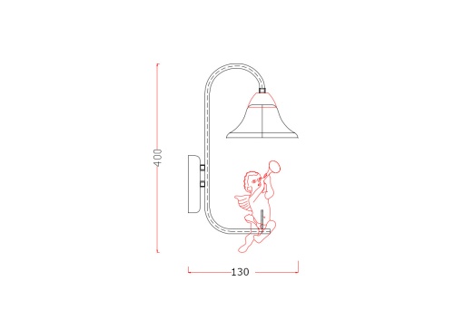 Настенный светильник Escada 10169/1A E14*60W White