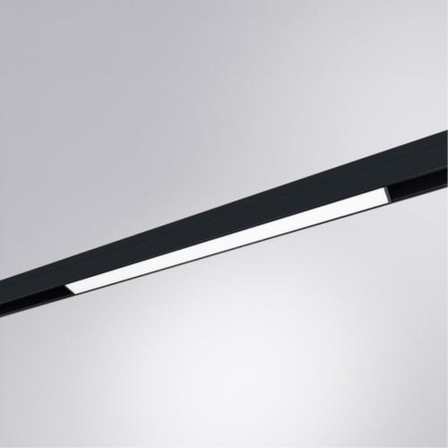 Магнитный трековый светильник Arte lamp A4642PL-1BK СВЕТИЛЬНИК ПОТОЛОЧНЫЙ LINEA 48В 12Вт 750Лм 3000К 90+ 120°