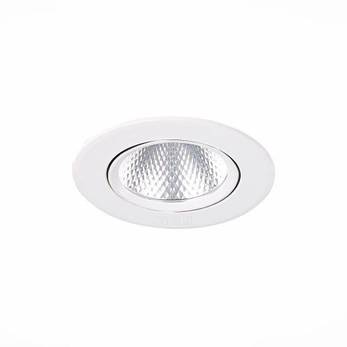 ST211.538.06.24 Св-к встр. Белый LED 1*6W 3000K 480Lm Ra80 24° IP20 D86xH50 220-240V Встраиваемые светильники