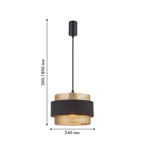 Подвес F-Promo 4778-1P, подвес, D240xH300/1800, 1xE27x40W, excluded
