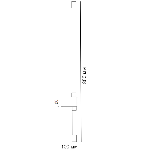Настенный светильник BIRTA WALL L85 White 320786-26