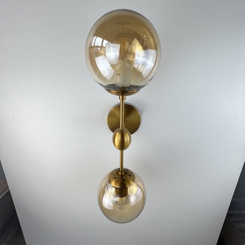 Бра Modo Sconce 2 Globes Gold от Imperiumloft 84999-22