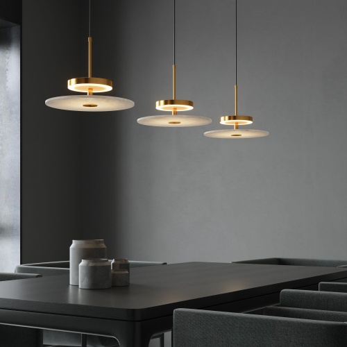  Eurosvet 40342 LED/ подвесной светильник/ латунь