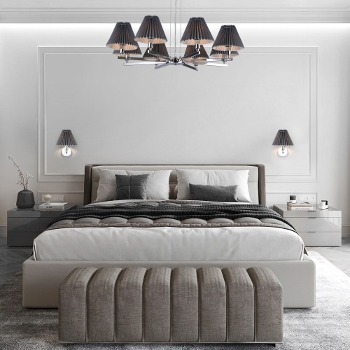 Подвесной светильник Eurosvet 60136/8 хром/графит