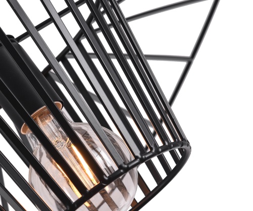 Подвес Kink Light Строу черный Е27 1*40W 07696-80,19