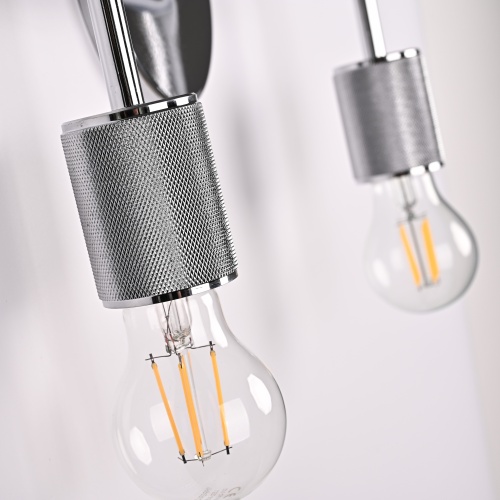 Бра Rh Utilitaire Double Sconce Silver от Imperiumloft 123265-22
