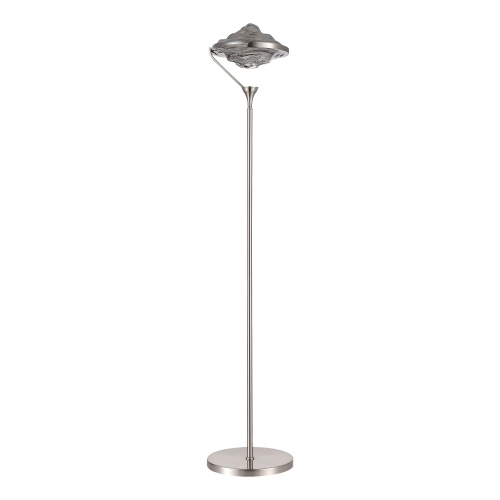 SL6115.105.01 Торшер ST-Luce Никель/Дымчато-Серый LED 1*19W 3000K AMARA