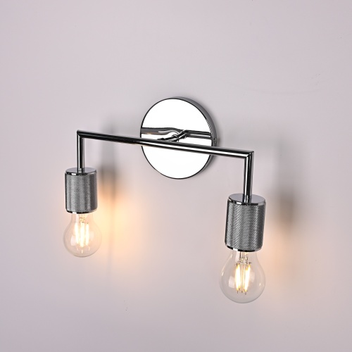 Бра Rh Utilitaire Double Sconce Silver от Imperiumloft 123265-22