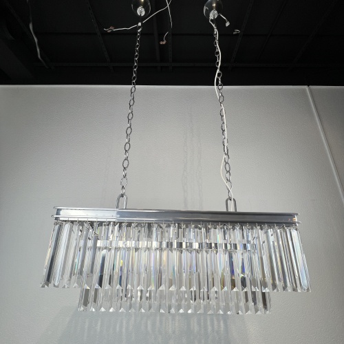 Люстра Rh 1920S Odeon Clear Glass Fringe Chrome от Imperiumloft 228792-22