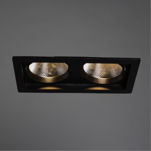 Точечный встраиваемый светильник Arte lamp A7007PL-2BK СВЕТИЛЬНИК ПОТОЛОЧНЫЙ