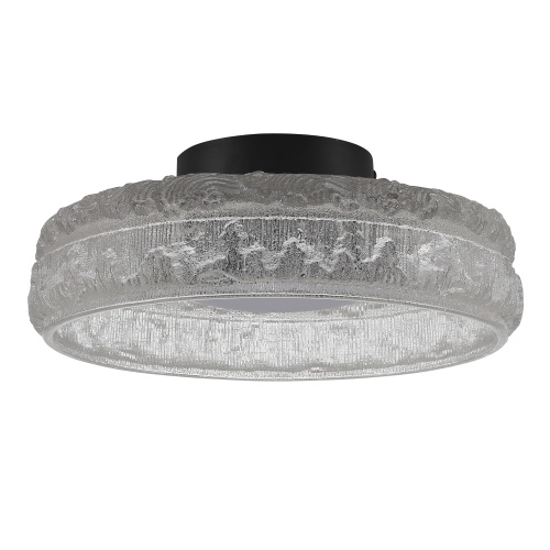 SL6143.402.01 Светильник потолочный ST-Luce черный/прозрачный LED 1*15W 4000K ANTIKE