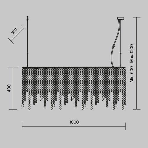 Подвесной светильник Maytoni DIA002PL-05CH