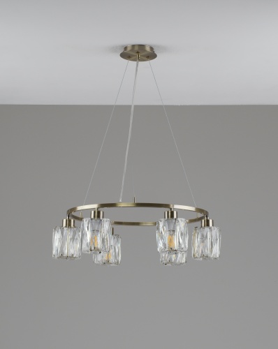 Люстра подвесная Moderli V11684-6P Prismique