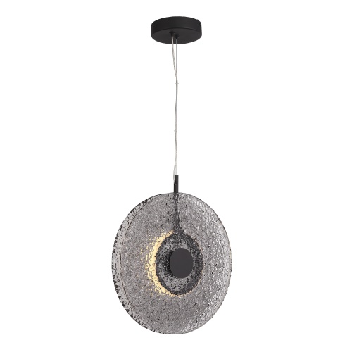 SL6142.413.01 Светильник подвесной ST-Luce черный/дымчатый LED 1*8W 4000K ALUMNO