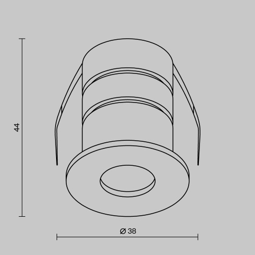 Уличный потолочный светильник Outdoor O511DL-L2B4K