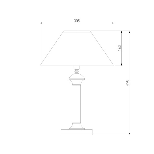 0081T MRD (бордо) мал.(уп 10 шт) Eurosvet Светильник Классика