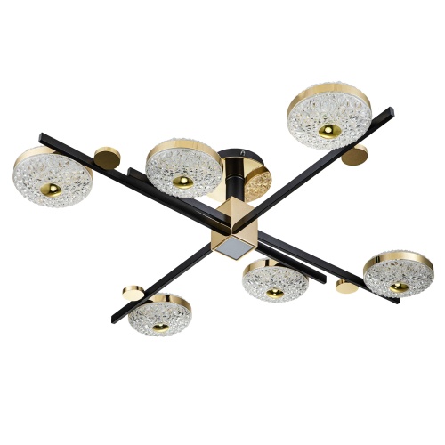 Потолочный светильник Escada 10219/6 LED*78W Black/Gold