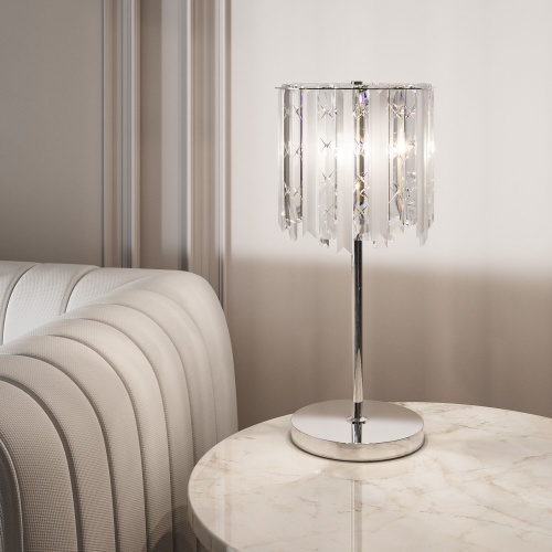 Хром Eurosvet 108011/ настольный светильник