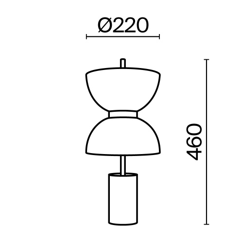 Настольный светильник Maytoni MOD178TL-L11W3K