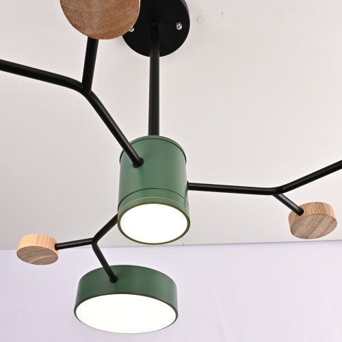 Люстра На Штанге Meade 4 Lamps Green от Imperiumloft 207855-26