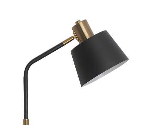 Торшер Kink Light Арни черный/золото 07043