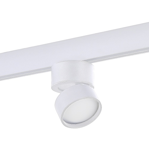 ST809.536.09 Магнитный трековый светильник Белый LED 1*9W 3000K 550Lm Ra>90 120° IP20 D85xH126 48V SKYLINE 48